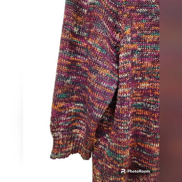 Easy quarter sleeve colorful  sweater - Picture 3 of 5